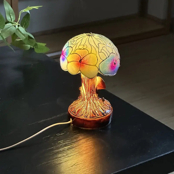 Kvetinová Lampa Huba Bohémsky Chic